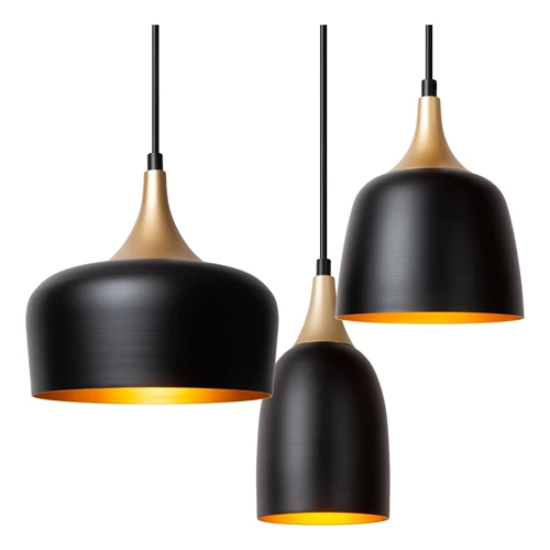 Lucide CHAYANNE - Hanglamp - 8xE14 - Zwart - detail 1